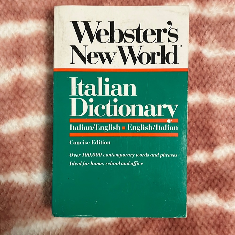 Webster’s New World Italian Dictionary
